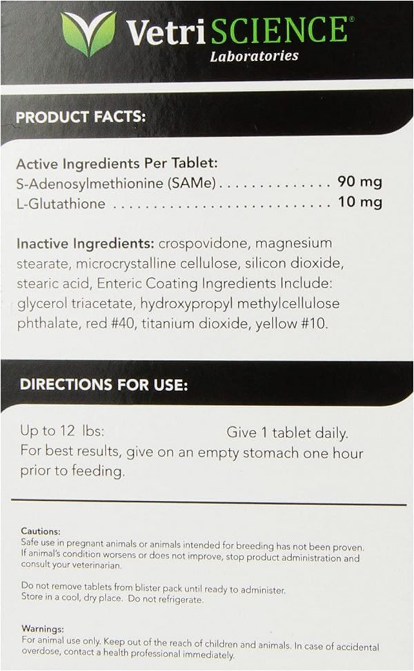 VETRI SCIENCE Vetri SAME, suplimente hepatice câini si pisici, 90mg, 30tbl 1 SUPLIMENTE HEPATICE CAINE SI PISICA