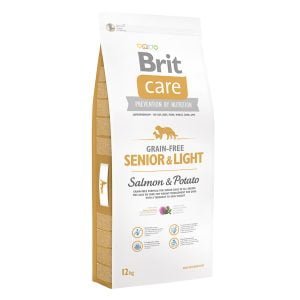 Brit Care Grain free Senior and Light Salmon and Potato 12 kg