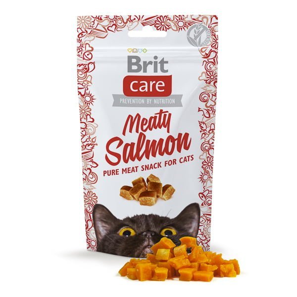 Brit Care Cat Snack Meaty Salmon 50 g