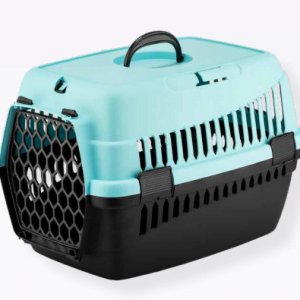 4DOG DELUXE Cusca Transport Albastru Negru 49x35x32,5cm