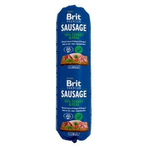 Salam Brit cu Curcan si Mazare 800 g