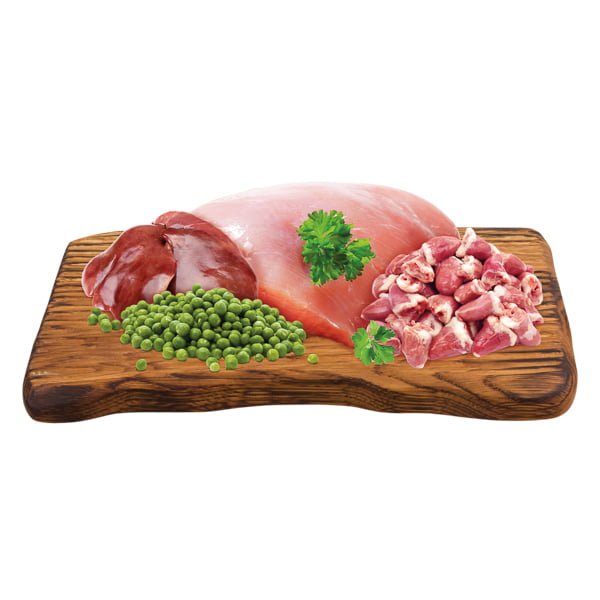 Salam Brit cu Curcan si Mazare 800 g