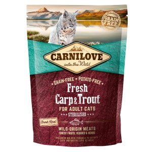 Carnilove Fresh Carp and Trout Sterilised for Adult Cats 0.4 kg