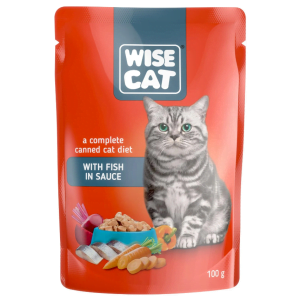 WISE cat plic peste in sos 100g