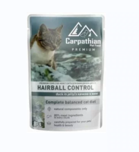 Carpathian Cat Adult Plic Rata in jeleu 80g