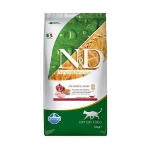 Hrana Uscata Pisici ND ANCESTRAL GRAIN Adult Sterilizat Pui Alac Ovaz si Rodie 10kg