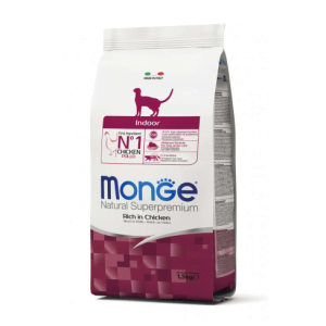 Monge Natural Superpremium Indoor Cat Pui 1.5kg