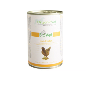 OrganicVet Biovet Pui orez dovlecei bostan organic 400g