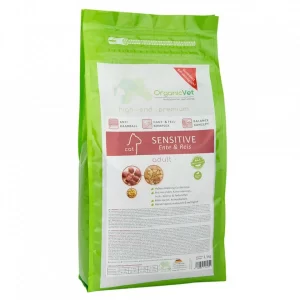 OrganicVet Cat Sensitive Rata Orez 1.5kg