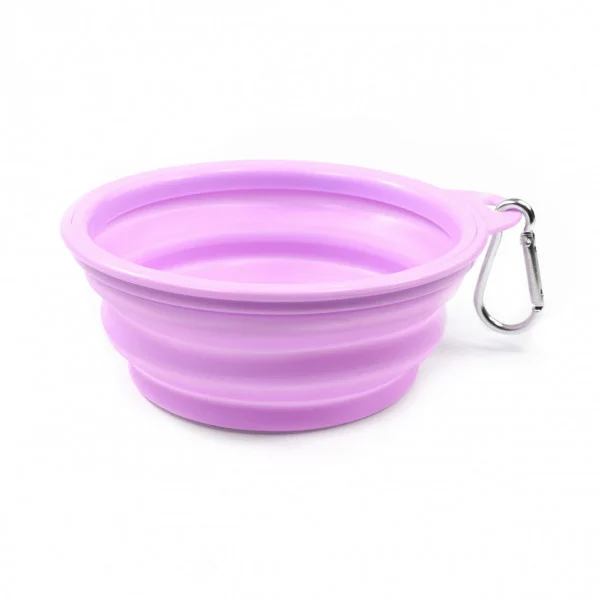 castron pliabil carabiniera 650ml lila12955