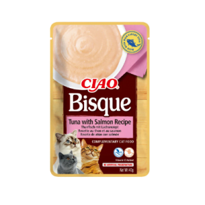 Ciao Churu Bisque pentru Pisici cu Ton si Somon 40g