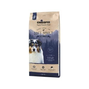 Hrana uscata caini super premium CHICOPEE cnl soft adult salmon and rice 15kg