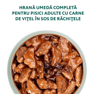 Optimeal Cat Hrana umeda super premium Vitel si Merisoare 85g - imagine 3