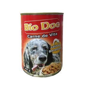 Hrana umeda pentru caini BIODOG vita 410gr