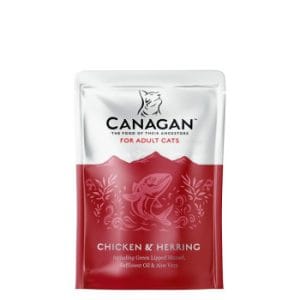Hrana umeda pentru pisici Canagan Adult cu Pui si Hering 85 g