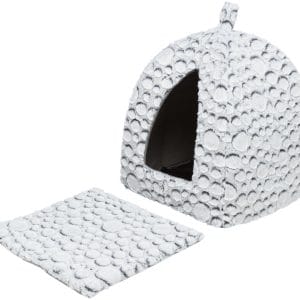 Trixie Culcus Iglu Mila 32 - 42 - 32 cm Alb-Gri