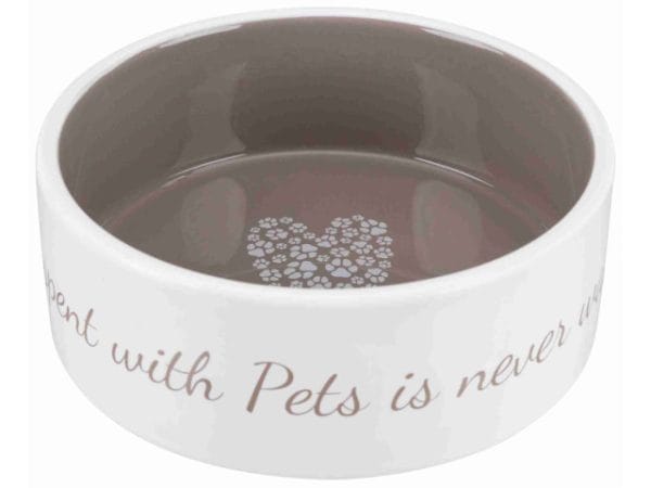 Trixie Castron Ceramic Pet's Home 1.4 l/ 20 cm Crem/Taupe
