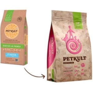 Hrana uscata pentru catei Petkult Sensitive Starter & Puppy Miel si Orez 1 kg