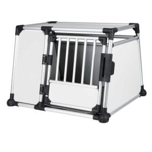 Trixie Cusca De Transport, Aluminiu L: 93x64x81 cm Pana la 40 kg Argintiu/Gri