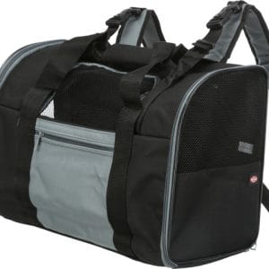 Trixie Rucsac De Transport Connor 42x29x21 cm Pana la 8 kg Negru/Gri