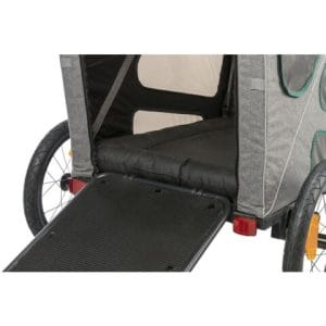 Trixie Remorca pentru Biciclete S:64x92x80 130 cm Pana la 25 kg Gri - imagine 4