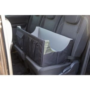 Trixie Scaun Auto Dublu 80x28x39cm Negru/Gri
