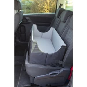 Trixie Scaun Auto Dublu 80x28x39cm Negru/Gri - imagine 4