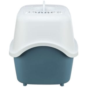 Trixie Litiera Vico Open Top Cu Capac Si Lopatica 40x40x56 cm Albastru/Alb - imagine 7