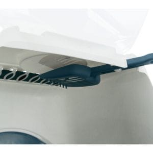Trixie Litiera Vico Open Top Cu Capac Si Lopatica 40x40x56 cm Albastru/Alb - imagine 8