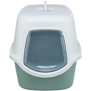 Trixie Litiera Vico Cu Capac 40x40x56 cm Salvie/Alb - imagine 3
