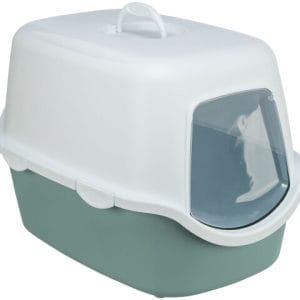 Trixie Litiera Vico Cu Capac 40x40x56 cm Salvie/Alb - imagine 4