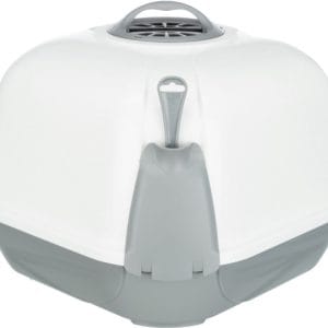 Trixie Litiera Maro, De Colt Cu Capac Si Lopatica 60x43x52 cm Gri - imagine 3