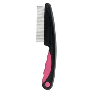 Trixie Pieptene Pentru Indepartare Purici/Praf 15 cm Roz/Negru