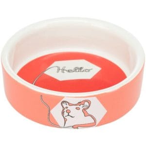 Trixie Castron Ceramic Pentru Hamsteri Hello 90 ml/8 cm Diferite Culori