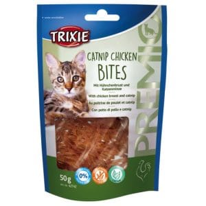 Trixie Recompense Pentru Pisici Premio Bites Cu Pui Si Catnip 50g