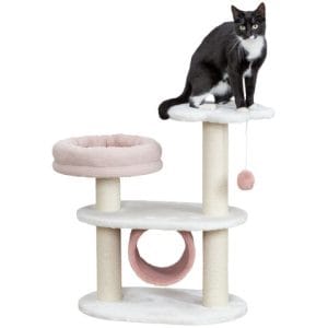 Trixie Ansamblu Cat Tree Isabella 58x38x70 cm Alb/Roz Antic - imagine 4