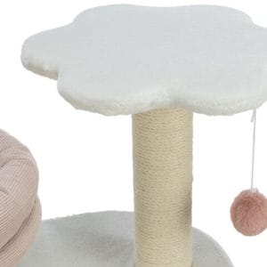 Trixie Ansamblu Cat Tree Isabella 58x38x70 cm Alb/Roz Antic - imagine 5