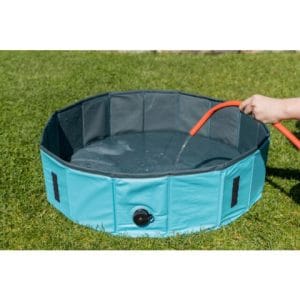 Trixie Piscina Pentru Caini Plastic 160x30 cm Petrol/Gri - imagine 5