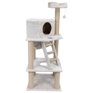 Trixie Ansamblu Cat Tree Marlena 60x60x151 cm Gri Deschis - imagine 5
