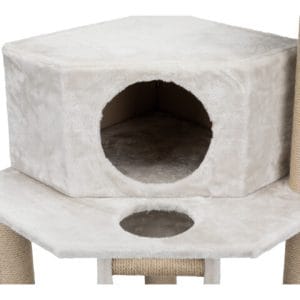 Trixie Ansamblu Cat Tree Marlena 60x60x151 cm Gri Deschis - imagine 6