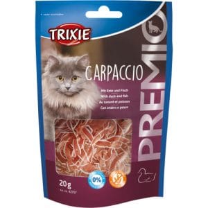 Trixie Recompense Pentru Pisici Premio Carpaccio Cu Rata Si Peste 20g