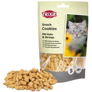 Trixie Recompense pentru Pisici Biscuiti cu Pui si Creveti 50g