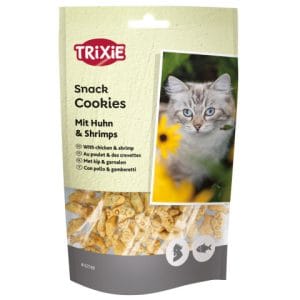 Trixie Recompense pentru Pisici Biscuiti cu Pui si Creveti 50g - imagine 3