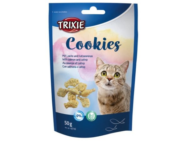 Trixie Recompense Pentru Pisici Biscuiti Cu Somon Si Catnip 50g Trixie Recompense Pentru Pisici Biscuiti Cu Somon Si Catnip 50g