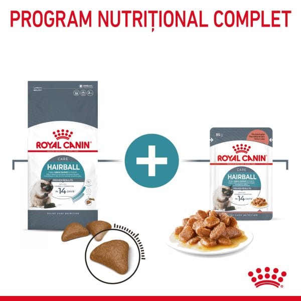Royal Canin Hairball Care Adult hrana umeda pisica, limitarea ghemurilor de blana (in sos), 12 x 85 g