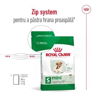 Royal Canin Mini Ageing 12+ hrana uscata caine senior, 1.5 kg