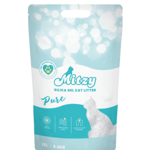 Nisip silicat pentru litiera Mitzy Silicat Pure 15L / 6.3kg