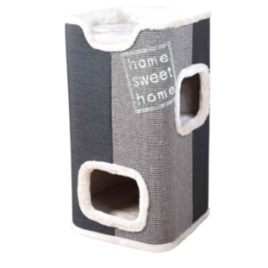 Trixie Ansamblu De Joaca, Turn Jorge, 38x38 cm/ h: 78 cm, Antracit/Gri