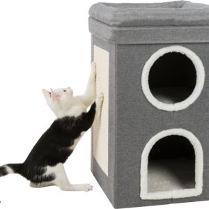 Trixie Ansamblu De Joaca, Turn Saul, 39x39 cm/ h: 64 cm, Gri