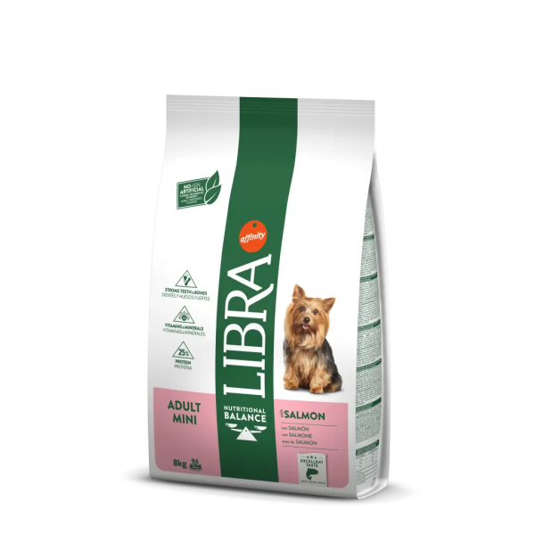 Libra – Câine Mini Adult cu Somon 8 kg